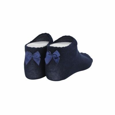 Pack de 2 calcetines SATIN BOW azul marino