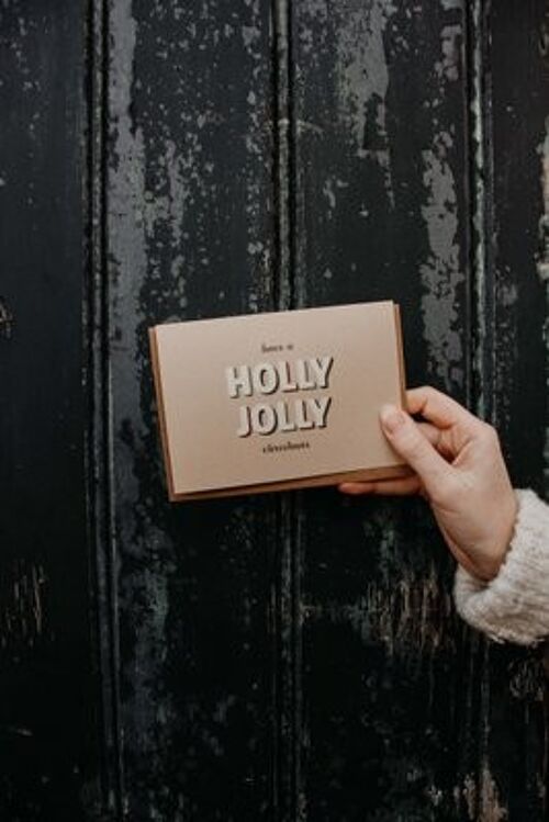 Holly jolly kaart