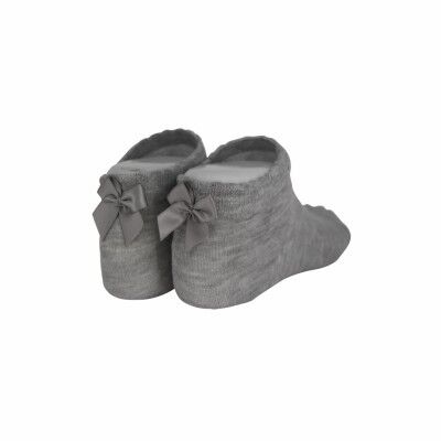 Lot de 2 paires de chaussettes Sneakers SATIN BOW gris