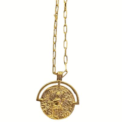 Coin Necklace - Gold Plated