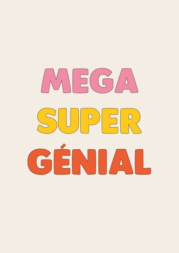 Affiche Mega Super Génial 2