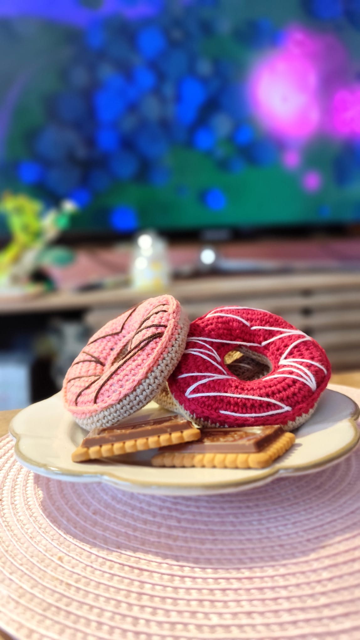 Gehäkelte Donuts – hausgemachter Kuchen