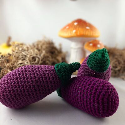 Aubergine au crochet