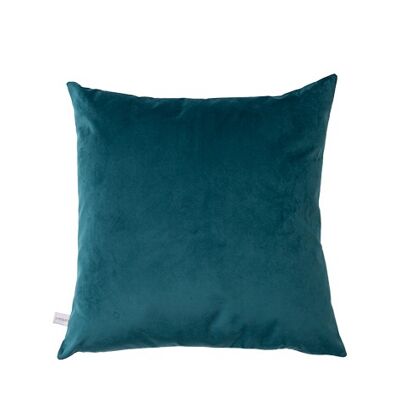 Velvet cushion petrol