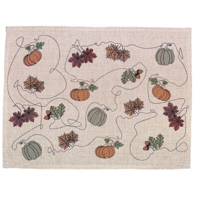 Sets de table Autumn Ink et Hue (lot de quatre)