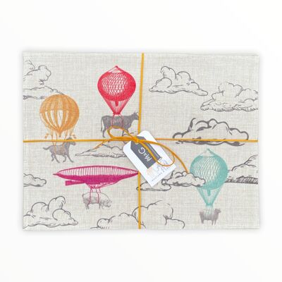 Farm Highlife Linen Style Placemats (Set of Four)