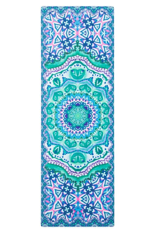 Teal Boho Mandala Yoga Mat