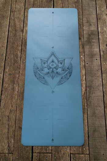 Tapis de yoga Azure Lotus INSTAGRIP 8