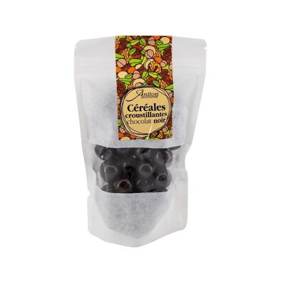 Bolsa de cereales crujientes, chocolate negro, 110g