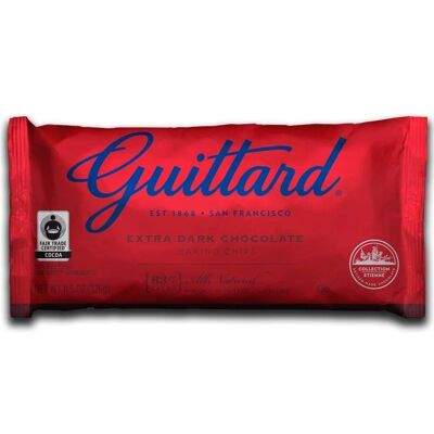 Chips de chocolate extra oscuro de Guittard