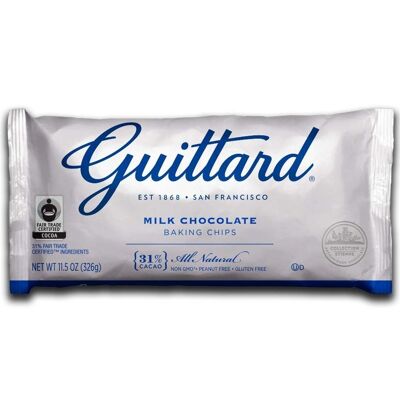 Chocolat au lait aux pépites de chocolat de Guittard