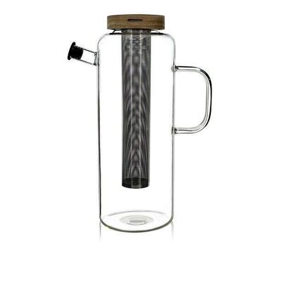 Caraffa con infusore in vetro Gustave 1,5l