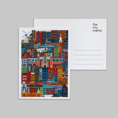 Amsterdam-Postkarte