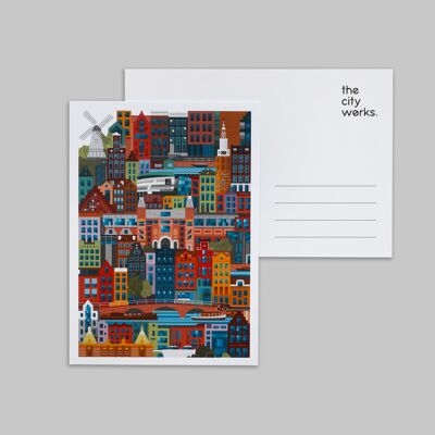 Cartolina di Amsterdam