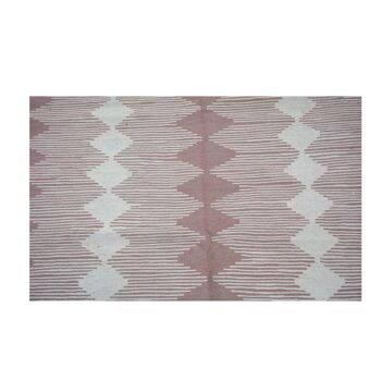 Tapis Kilim moderne en graines de coton 5