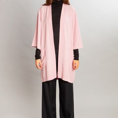 Erika Robe Jacket Peony Pink