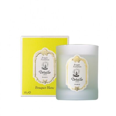 Delicately scented candle Bouquet White