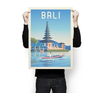 Affiche Voyage Bali Indonésie - 50x70 cm 3
