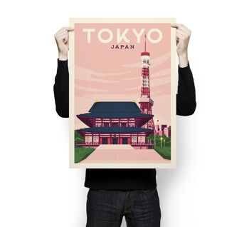 Affiche Voyage Tokyo Japon - 50x70 cm 3