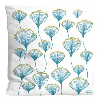 Coussin CODE CINQ - Jehanne Weyman « Ginkgo »