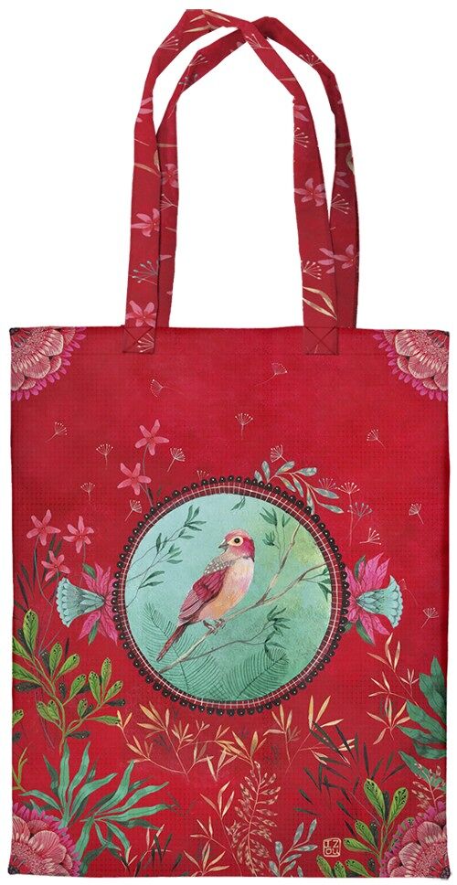 Tote bag CODE CINQ - Izou « L'oiseau rose »