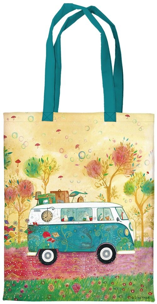 Tote bag CODE CINQ - Jehanne Weyman « The van »