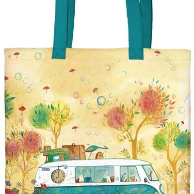 Tote bag CODE CINQ - Jehanne Weyman « The van »
