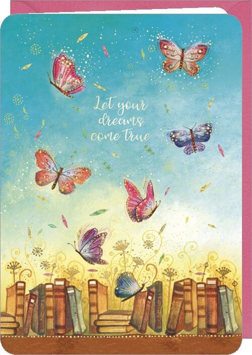 Carte double CORRESPONDANCES - Jehanne Weyman « Butterflies »