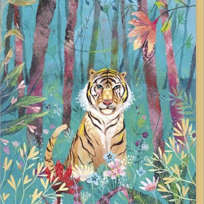 Carte double CORRESPONDANCES - Izou « The tiger »