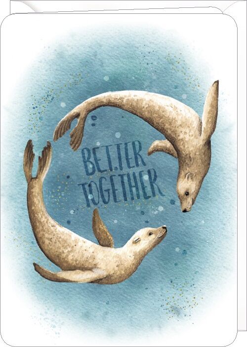 Carte double CORRESPONDANCES - Rosie Hilyer « Better Together »