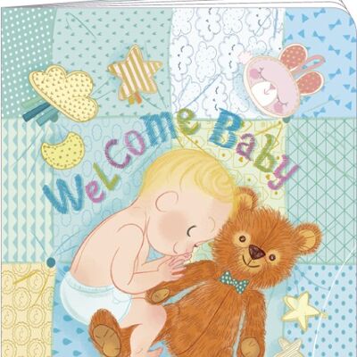 Carnet de poche finition dorure CODE CINQ - Audrey Bussi & Elisa Rochetain « Welcome Baby »