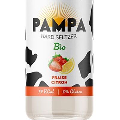 Pampa "Hard Seltzer" strawberry lemon 5%ALC.