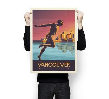 Affiche Voyage Vancouver Canada - 50x70 cm 3
