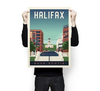 Affiche Voyage Halifax Canada - 50x70 cm 3