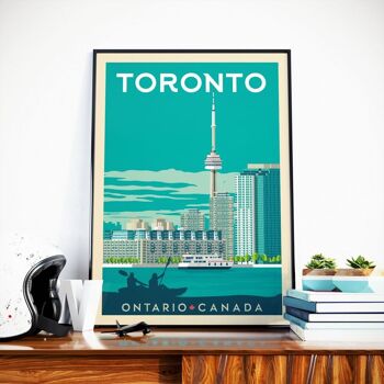 Affiche Voyage Toronto Ontario - Canada - 50x70 cm 1