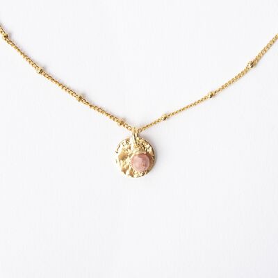 MOON Rhodonite Necklace