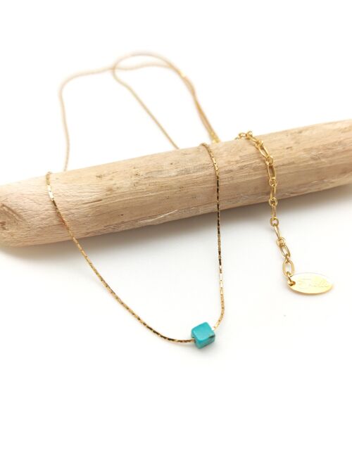 Collier NATI Turquoise africaine - Turquoise