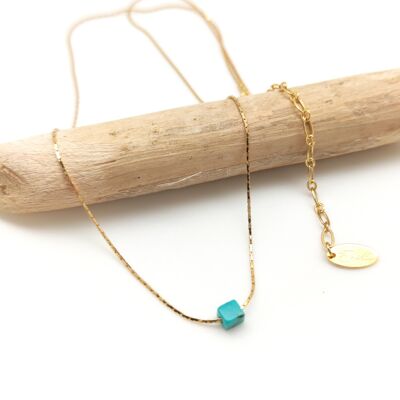 NATI African Turquoise Necklace - Turquoise