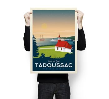 Affiche Voyage Tadoussac Quebec Canada - 50x70 cm 3