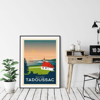 Affiche Voyage Tadoussac Quebec Canada - 50x70 cm 4