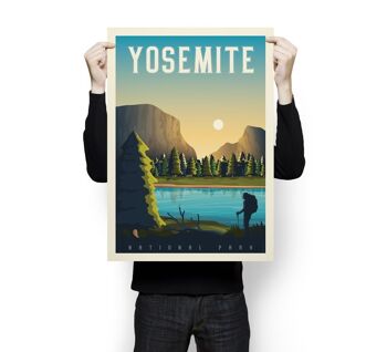Affiche Voyage Yosemite National Park - Etats-Unis - 50x70 cm 3