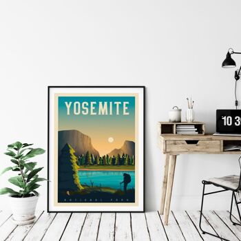 Affiche Voyage Yosemite National Park - Etats-Unis - 50x70 cm 4