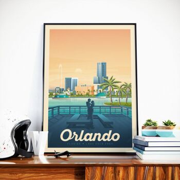 Affiche Voyage Orlando Floride - Etats-Unis - 30x40 cm 1