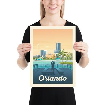 Affiche Voyage Orlando Floride - Etats-Unis - 30x40 cm 3