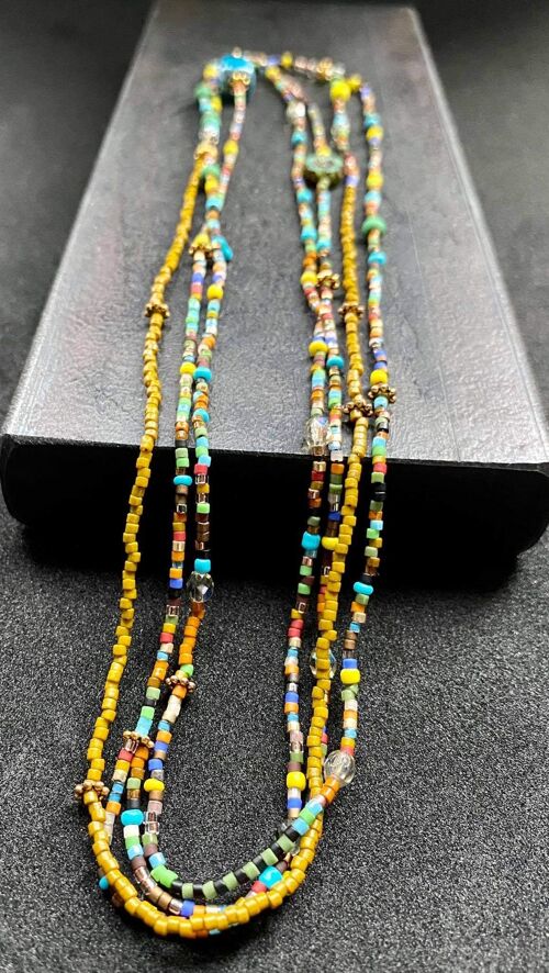 Necklace long colored , 254