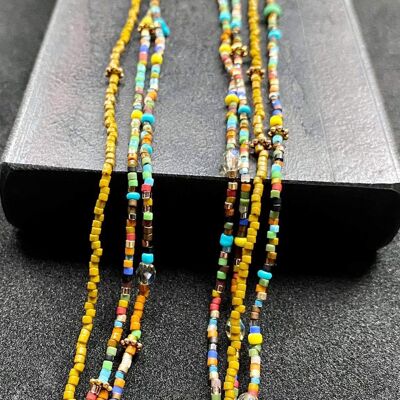 Necklace long colored , 254