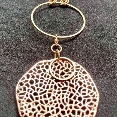 Necklace long/ Pendant old copper , 277