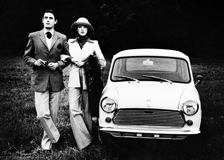 Coppia da mini biglietto di auguri vuoto