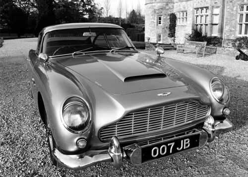 Aston Martin blank greetings card