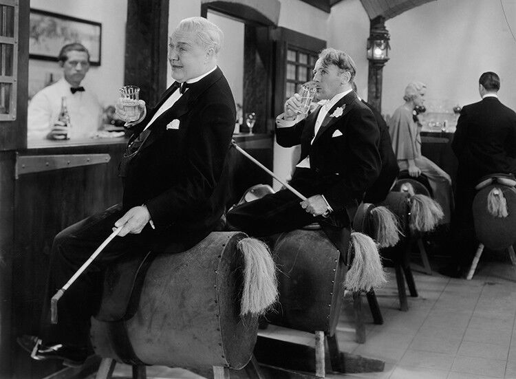 Getränke zu Pferd leere Grußkarte